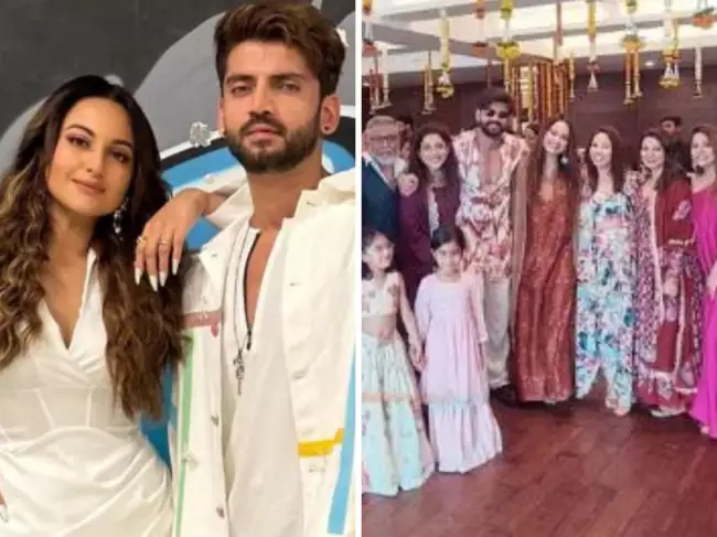 Sonakshi Sinha and Zaheer Iqbal: A Heartwarming Celebration of Love and Family Support Sonakshi Sinha and Zaheer Iqbal: A Heartwarming Celebration of Love and Family Support