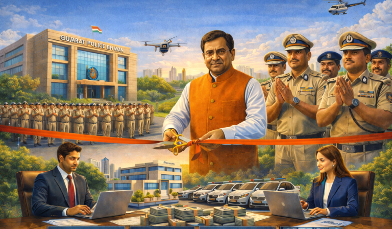 Gujarat Dy CM Launches Police Projects Worth Rs 200 Crore
