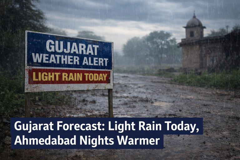 Unseasonal Rain in Gujarat Today, Night Temperatures Rise
